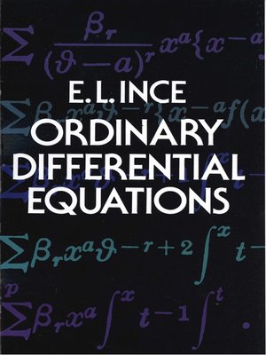 cover image of Ordinary Differential Equations